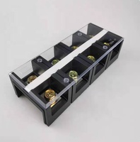 Barre de connexion Renhotec série TC, bornier multi-positions fixe haute intensité, barre de raccordement 3/4/5 en acier 16mm² 25mm² 60mm²