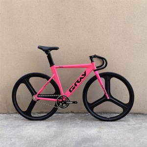Bicicleta <span class=keywords><strong>Fixie</strong></span> GRAY con Rueda Delantera de 3 Radios 700C y Rueda <span class=keywords><strong>Trasera</strong></span> de Perfil Bajo, Neumático de Baja Resistencia a la Rodadura, Una Velocidad - Product Image 4