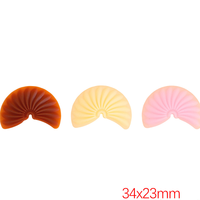 Breloques en résine imitation pépites de chocolat pour accessoires faits main en colle crème DIY, mini figurines décoratives
