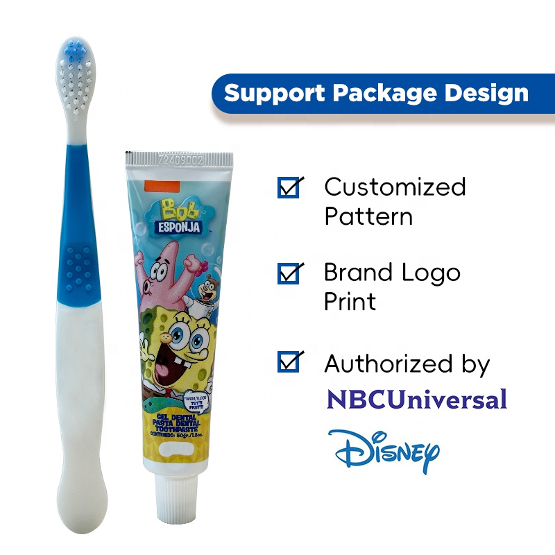 toothbrush with toothpaste inside