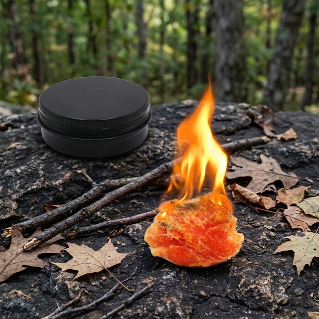 Baiyuheng Wholesale Custom Fire Starter Mud Waterproof Survival Fire Tinder Paste Portable Emergency Fire Gear