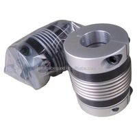 Couplage à soufflet en alliage d'aluminium durable modèle XF6-16-4/5 pour transmission à couple élevé et contrôle du mouvement