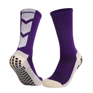 Wholesale Custom <b>Grip</b> <b>Socks</b> Mens Crew Football <b>Socks</b> Anti Slip Terry Cushion Sole Breathable Basketball Running Sports <b>Socks</b> - Product Image 3