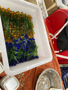 Decorazione <span class=keywords><strong>per</strong></span> la Casa, Mini Bouquet Fatto a Mano, Souvenir Personalizzato, Fiore in Vetro del Mese di Nascita, <span class=keywords><strong>Regalo</strong></span> <span class=keywords><strong>per</strong></span> <span class=keywords><strong>Lei</strong></span>, <span class=keywords><strong>Regalo</strong></span> di Compleanno <span class=keywords><strong>per</strong></span> la Mamma - Product Image 6