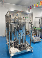 Grande machine de fabrication de parfum en acier inoxydable avec agitateur, moteur de broyage, refroidisseur et filtre