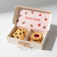 Boîte d'emballage pour biscuits en papier de qualité alimentaire Boîte cadeau en papier de carton pour dessert sucré Macarons de boulangerie Boîtes d'emballage pour biscuits à la pâtisserie