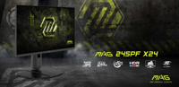 Nouvel écran de jeu MSI 245PF X24 23,8 pouces 1920x1080 FHD 240Hz 0,5 ms avec support ergonomique pour PC de jeu