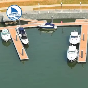 Ufficio galleggiante del caffè della piattaforma galleggiante della casa con il molo della barca del motore - Product Image 6