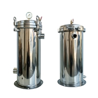 Boîtier de filtre à cartouche en acier inoxydable SS304 316 de marque STK pour moteur de machine, système de traitement de l'eau, pompe, réservoir sous pression