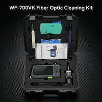 Microscopio de Inspección Digital ONEFIND WF700VK 400x Portátil con Pantalla LCD HD de 4.3 Pulgadas, Sonda de 1.25mm y 2.5mm para Limpieza de Fibra Óptica FTTH