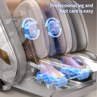Fauteuil de massage de luxe VCT-998 style thaïlandais avec étirement des jambes, airbag, pétrissage des mollets, rouleau pour les pieds et chauffage du dos