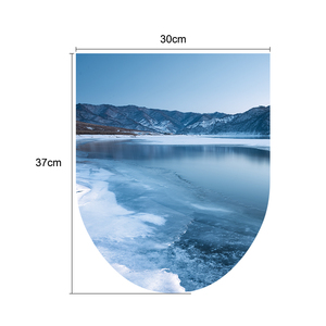 Autocollant en vinyle 3D imperméable et amovible en gros, design personnalisé, autocollant décoratif pour la maison, autocollant pour siège de toilette pour salle de bain - Product Image 2