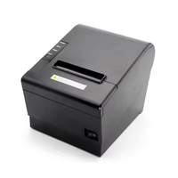Imprimante thermique portable de reçus de codes-barres POS Mini 80 mm avec coupe automatique et alimentation facile du papier