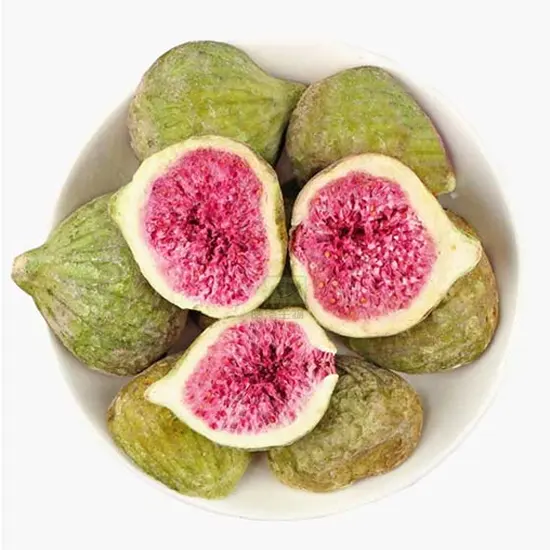 Fig Kering Beku FD Sehat Alami Manis Renyah Setengah Buah Tin