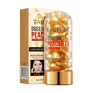 Boseine Placenta Facial Essence Capsules Moisturize Capsules Anti-wrinkles Serum Nourishing And Firm The Skin Hydrated The Skin