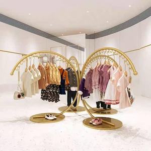 Best Quality Commercial Clothing Display Shelf Garment Display Stand Custom - Product Image 2