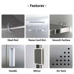 El hostal emplea el almacenamiento del compartimiento de la puerta en el hogar usando el armario de metal de la ropa de Europa, muebles de campamento de trabajo inoxidable, casillero de acero - Product Image 6