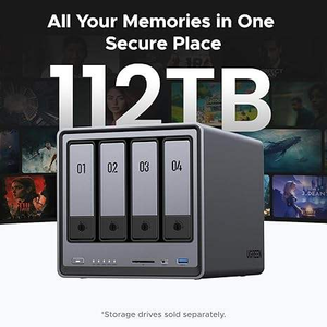 NASync 4-Bay Storage DXP4800 รองรับการทำงานหลายโปรแกรมพร้อมกันอย่างราบรื่นด้วยแรม DDR5 ความเร็วสูง 8GB (ขยายได้สูงสุด 16GB) DXP4800 - Product Image 3