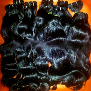 Wholesale 40inch Brazilian Remy Human Hair Weave Extensions <b>Machine</b> Double Weft Super Double Drawn Raw Cuticle Aligned 10A 12A - Product Image 1