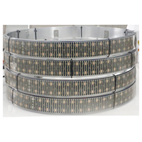 JINXIN-Ensemble de diodes électroluminescentes de haute qualité, 10 rangées, 20 rangées, blanc pur, 12V