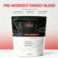 Poudre pré-entraînement OEM sous marque privée 150g 5.29oz – Mélange énergétique pour la concentration – Complément nutritionnel sportif pour la vente en gros