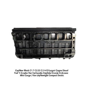 Bloque de Cilindros C1.7 C2.2 C2.4 C2.30, Cárter de Motor Diésel para Mini Camioneta, Diseño Compacto y Ligero - Product Image 1