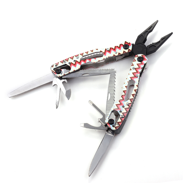 Professional Stainless Steel Multifunction Pliers with Screwdriver Blade File Saw Blade DIY Grade Customizable OEM Support