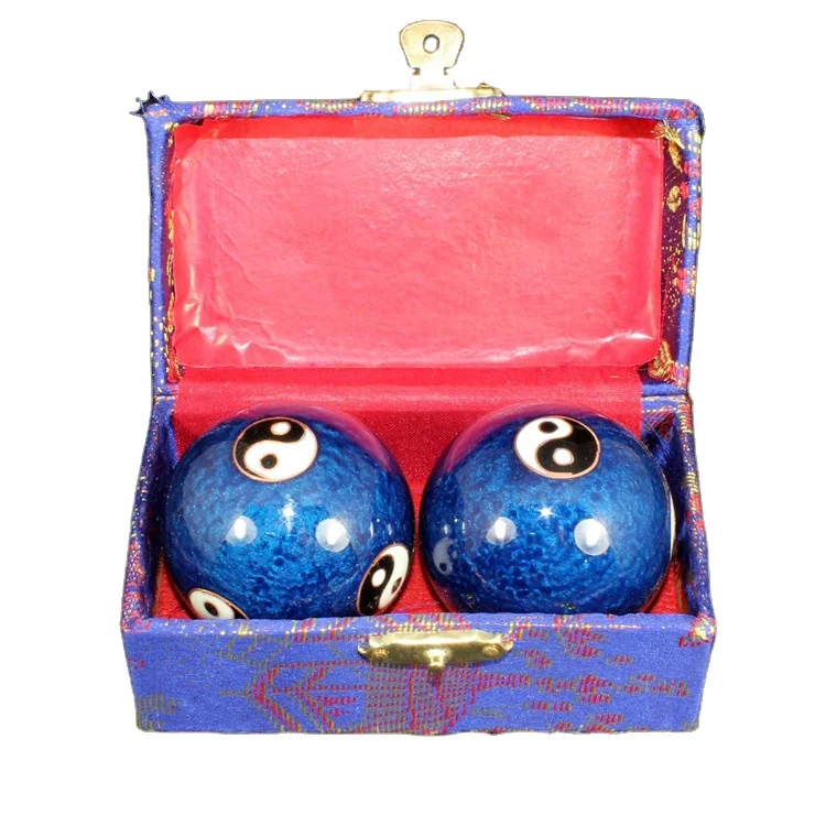 High Quality Low Price Enamel Ball fitness Handball health care birthday gift Finger Massage Stress Relief Meditation