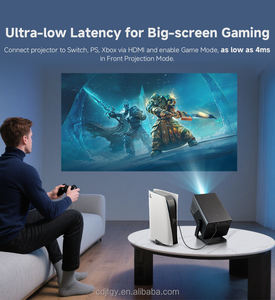 Proyector Inteligente LED Android 14 HD 1080P, 800 ANSI Lúmenes |   5G WiFi BT5.4 Keystone Automático |   Equipo Portátil para Cine en Casa con Luz Natural - Product Image 5