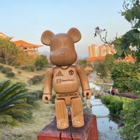 Brique d'ours en bois personnalisée artisanat décoration de la maison enfant jouet cadeau 400% 1000% figurine ours brique