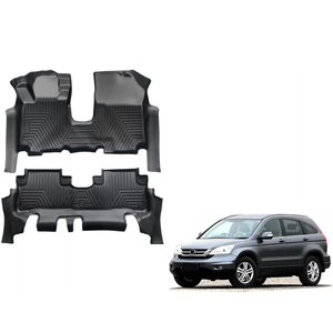 Alfombrillas de Coche TPE Personalizadas para Honda CRV LHD 2007-2010 |   Tapetes para Piso Impermeables para Todo Clima, Juego Completo, OEM de Fábrica - Product Image 1