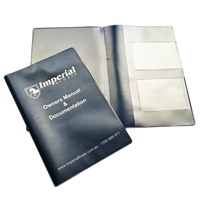 Carpeta de PVC Suave Premium, Carpeta de Plástico Personalizada, Portadocumentos para Vehículos, Portadocumentos para Automóviles, Funda Impermeable para Documentos