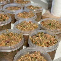 Contenants pour aliments humides pour animaux de compagnie avec couvercles, bocaux à large ouverture en PP de qualité alimentaire pour repas frais de chiens et chats, pâté, préparation de repas réfrigérés, stockage