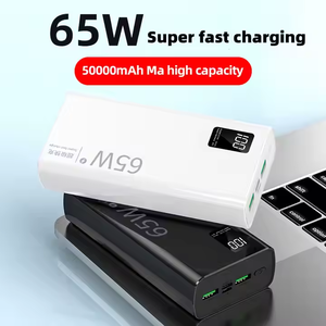 Batería <span class=keywords><strong>externa</strong></span> 50000mAh 30000mAh Bancos <span class=keywords><strong>de</strong></span> energía <span class=keywords><strong>de</strong></span> alta capacidad 65W <span class=keywords><strong>Carga</strong></span> rápida con cable - Product Image 4
