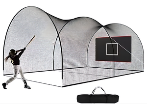 Filet d'entraînement de softball et de baseball de haute qualité Équipement de terrain de cage de frappe solide et sûr - Product Image 4