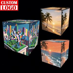 Caja de Luz Cúbica para Exteriores, Comercial, para Eventos y Conferencias, Fácil de Instalar, Portátil, Impermeable, Personalizable para Navidad - Product Image 1