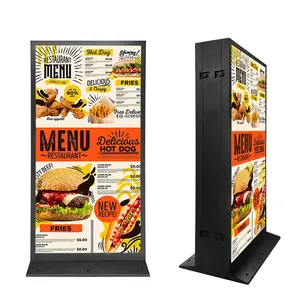 Doppelseitige Outdoor-Vollfarb-LED-Bildschirm Plakat wand Android Windows wasserdichte Werbung Digital Poster LED-Bildschirm