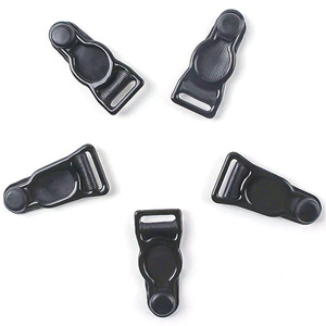 Promotion : Accessoires vestimentaires – Clip de jarretière en métal recouvert de nylon noir 10 mm – Clip de ceinture de jarretière populaire - Product Image 4