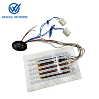 Interrupteur de contrôle de température avec ceinture de luminothérapie rouge portable pour la domotique, les moteurs de massage et les coussins chauffants