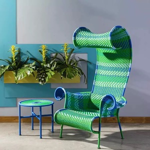 ENSEMBLE <span class=keywords><strong>DE</strong></span> CHAISES D'EXTÉRIEUR <span class=keywords><strong>EN</strong></span> SANGLE <span class=keywords><strong>EN</strong></span> ROTIN MEUBLES <span class=keywords><strong>DE</strong></span> JARDIN DESIGNS HAUT <span class=keywords><strong>DE</strong></span> GAMME - Product Image 6