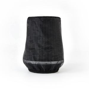 ユニバーサルエアフィルター保護カバー防水耐油性防塵円筒形高流量エアインテークフィルター用ブラックPQY-AIB01 - Product Image 3