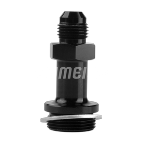 SUMEICHI Adaptateur d'entrée de carburateur de pompe à carburant en aluminium AN6 mâle à 7/8-20 "mâle Flare Union Hose Pipe Fitting - Product Image 2