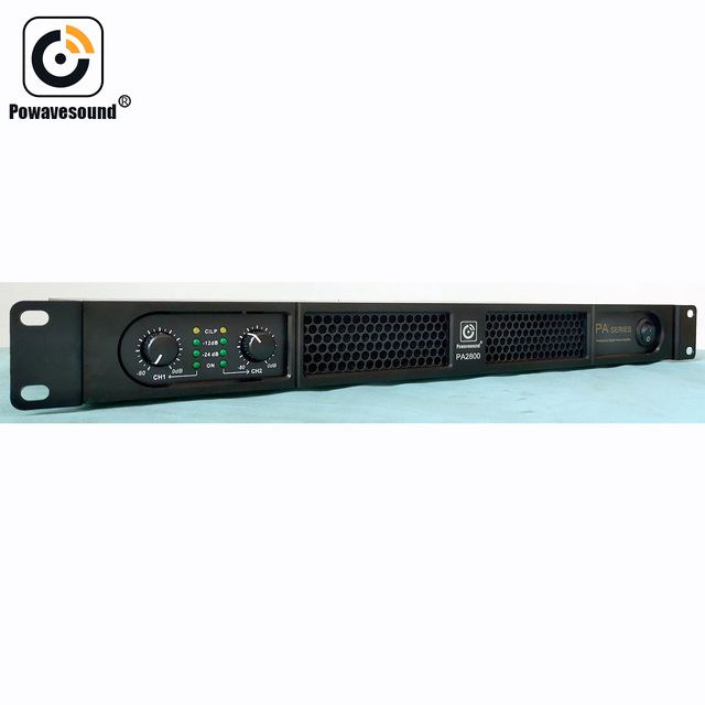 1U Rack case Power Amplifier 400W Home Audio Speaker Amplifier 800W 4 Channel Class d PFC Circuit PA Speaker Amplifier