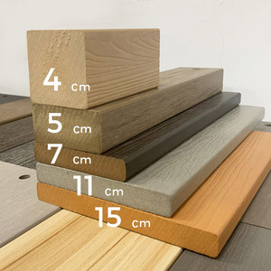 LTR barato imitación madera PS materia madera 4x4 panel de madera de plástico para muebles de exterior mesa y silla - Product Image 3
