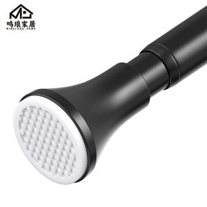 Tringle à <span class=keywords><strong>rideau</strong></span> <span class=keywords><strong>de</strong></span> <span class=keywords><strong>douche</strong></span> imperméable et <span class=keywords><strong>extensible</strong></span> en acier inoxydable pour balcon, design domestique, jamais tombant, pour suspendre les vêtements - Product Image 1