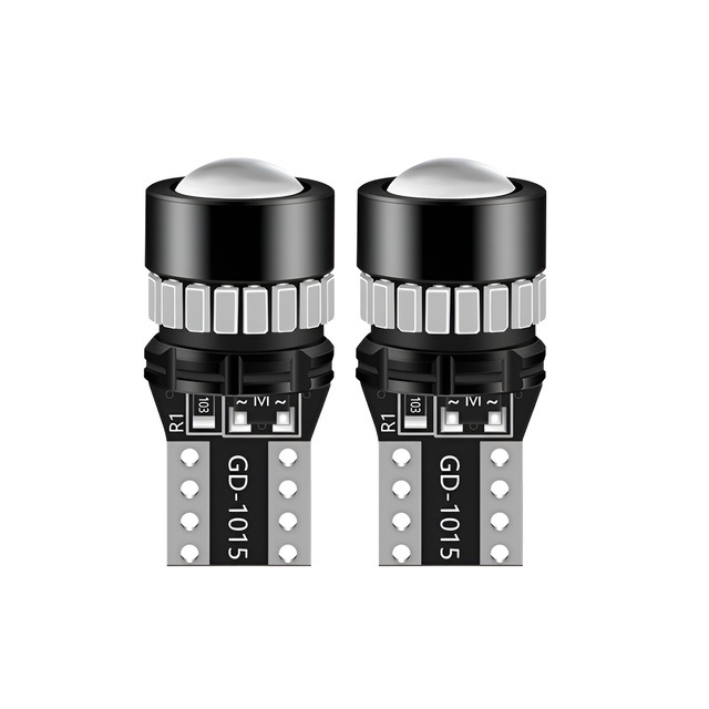 Blue Super Bright T10 LED Bulb with Canbus 3014 18SMD Car Interior Reading Light Small Exterior Width Light License Lamp