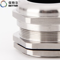Passe-câbles en acier inoxydable de qualité supérieure, application M48*2 pour câbles de 32-38 mm, IP68, fourni par l'usine