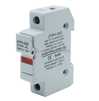 Porte-fusible solaire PV ZYPV-32X avec capacité de rupture élevée DC 1000V 15A-32A 10*38MM en cuivre
