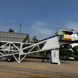 HZS75Y Neue elektrische mobile Beton mischa nlage Batch-Maschine zur Herstellung von SPS-Komponenten für Kern motor pumpen motoren - Product Image 1