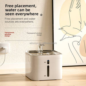 Meistverkauftes Haustierprodukt <span class=keywords><strong>2026</strong></span> Aufladbarer Katzen-Trinkbrunnen Edelstahl 4,2L/142oz Leiser Intelligenter Haustier-Wasserspender - Product Image 5